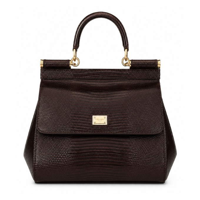 Dolce&Gabbana Sicily Small Handbag - Burgundy